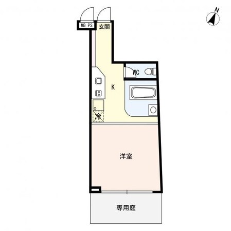 クレセンティア神戸・北野の物件間取画像